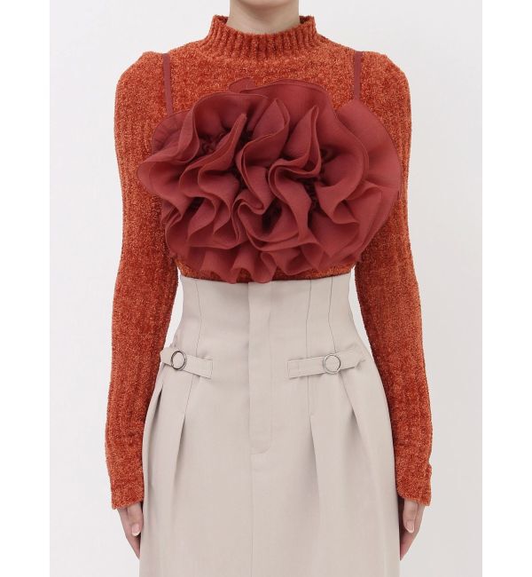 dazzlin「モチーフフラワービスチェ」|キャミソール|