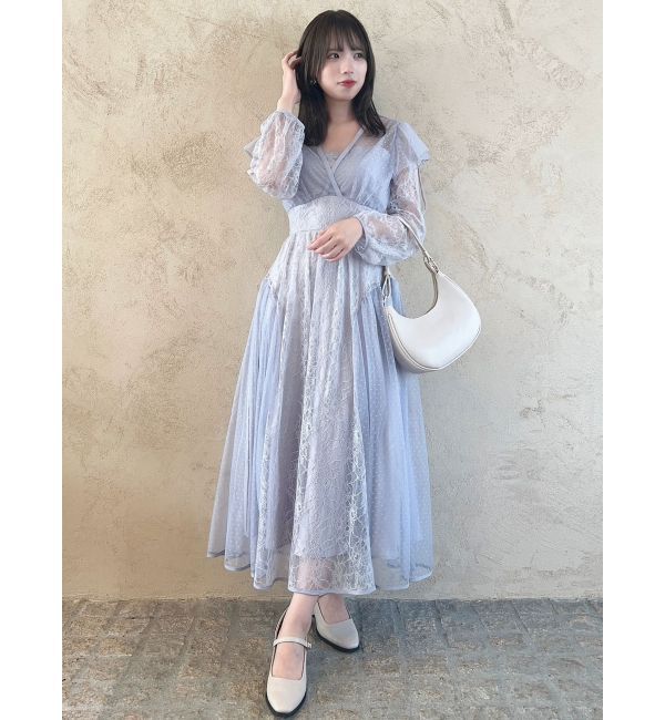 dazzlin「MIXレースドレス」|ドレス|