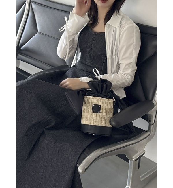 dazzlin「フロントホックデニムジャンスカ」|ワンピース|