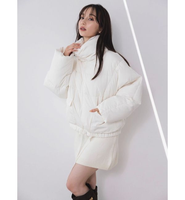 dazzlin「スタンドカラーボリュームダウン」|ダウン|