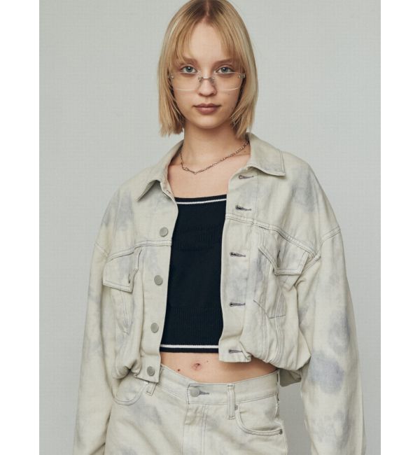 EMODA「バルーンコンパクトデニムブルゾン」|ブルゾン・スタジャン|