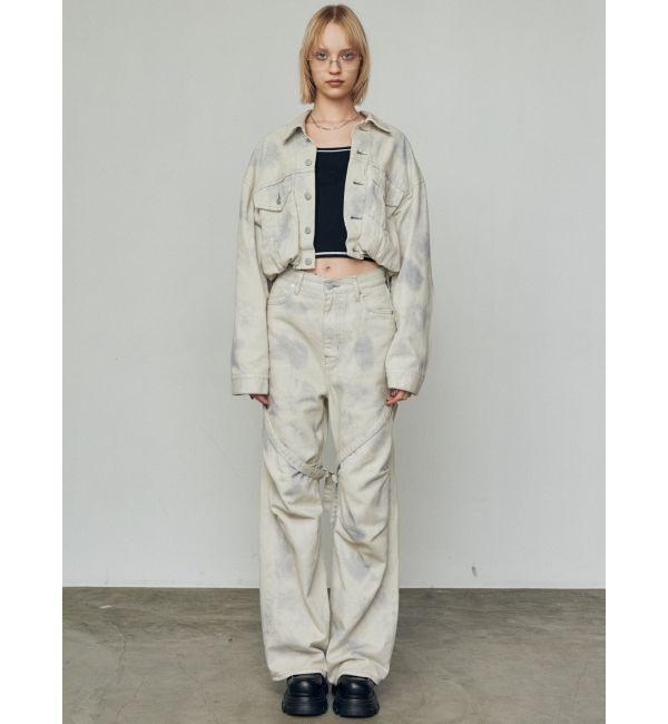 EMODA「バルーンコンパクトデニムブルゾン」|ブルゾン・スタジャン|