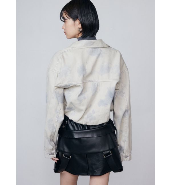 EMODA「バルーンコンパクトデニムブルゾン」|ブルゾン・スタジャン|