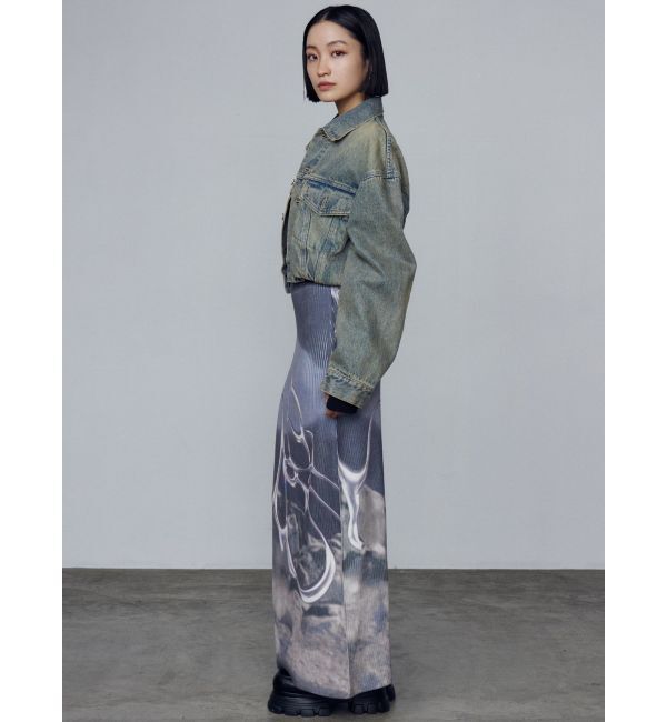 EMODA「バルーンコンパクトデニムブルゾン」|ブルゾン・スタジャン|