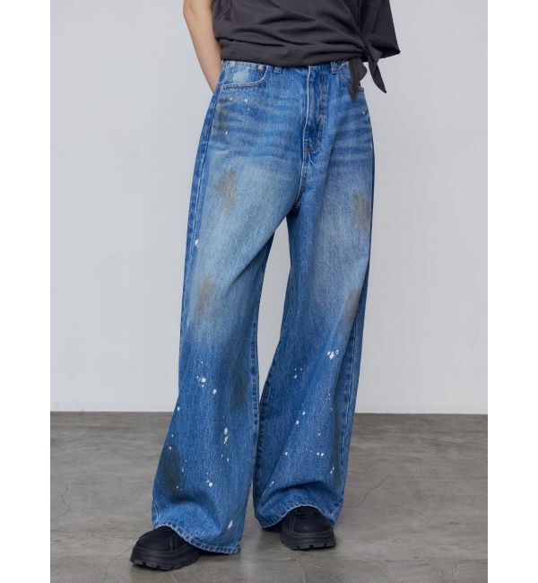 EMODA「ペインティングライクルーズジーンズ」|デニム|