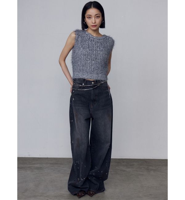 EMODA「ペインティングライクルーズジーンズ」|デニム|