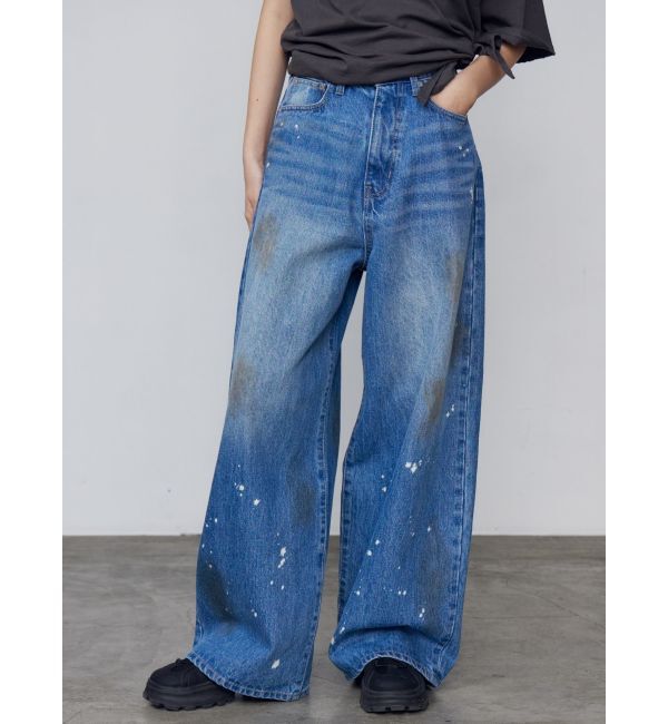 EMODA「ペインティングライクルーズジーンズ」|デニム|