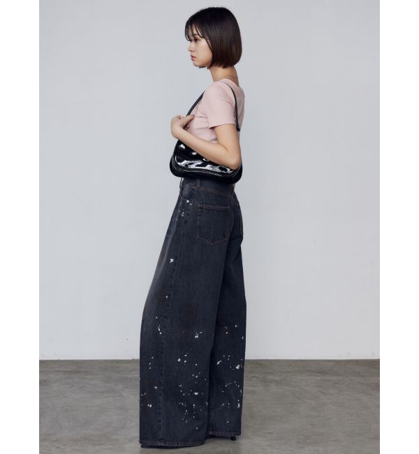 EMODA「ペインティングライクルーズジーンズ」|デニム|