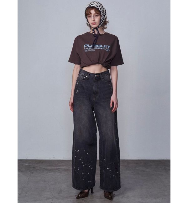 EMODA「ペインティングライクルーズジーンズ」|デニム|