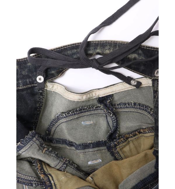 EMODA「サイドオープンハイウエストフレアパギンス」|デニム|