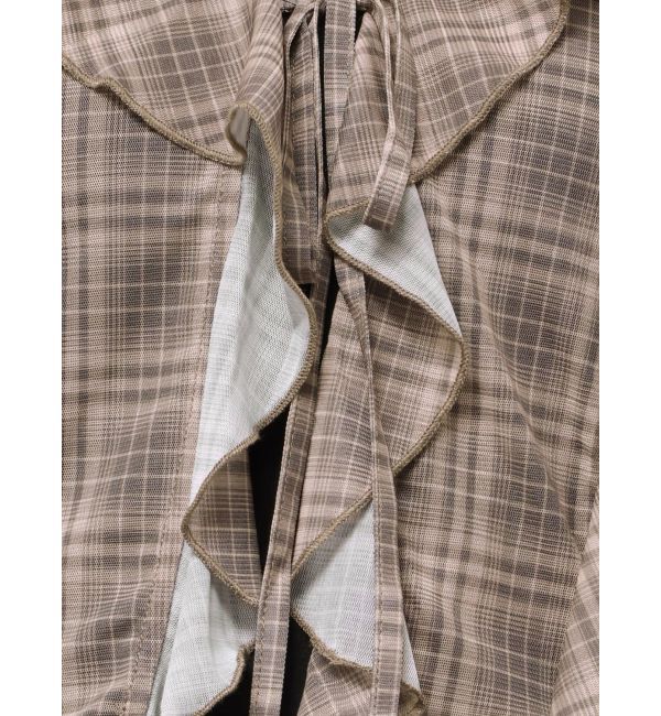 EMODA「ラッフルハングクロップドブラウス」|シャツ・ブラウス|