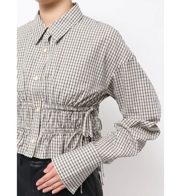 EMODA「サイドリボンストリングシャツ」|シャツ・ブラウス|