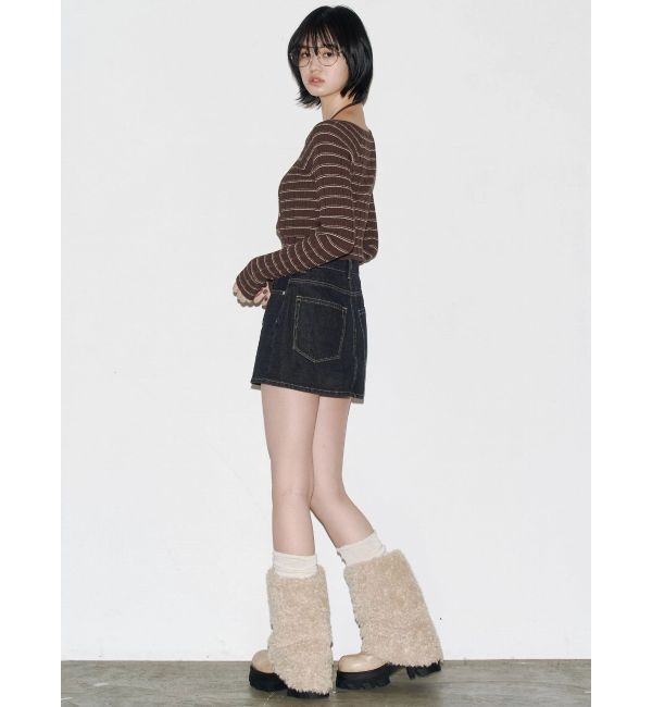 EMODA「アシンメトリーチョーカーニット」|ニット・セーター|