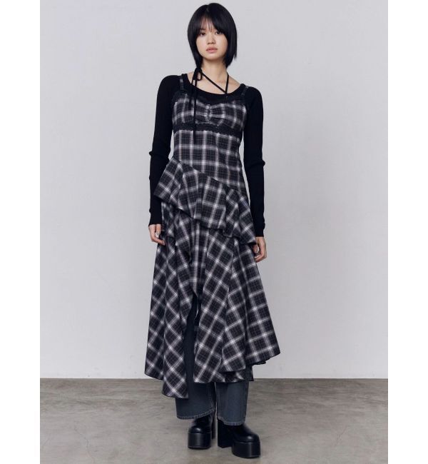 EMODA「アシンメトリーチョーカーニット」|ニット・セーター|