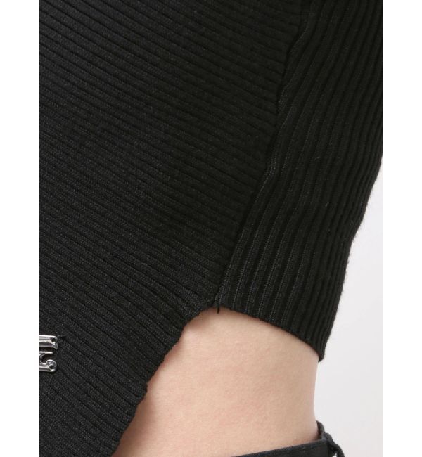 EMODA「ワイドクロスクロップドニット」|ニット・セーター|