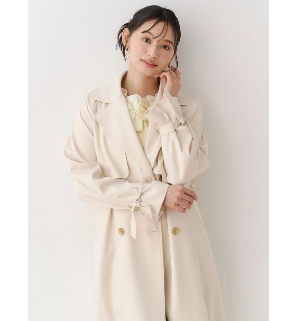 MERCURYDUO「バックチュールトレンチコート」|トレンチコート|