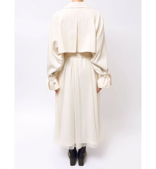 MERCURYDUO「バックチュールトレンチコート」|トレンチコート|