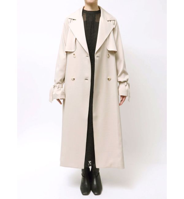 MERCURYDUO「バックチュールトレンチコート」|トレンチコート|