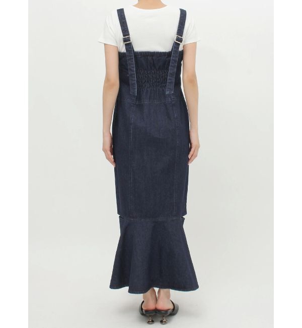 MURUA「デニムジャンパースカート」|ワンピース|