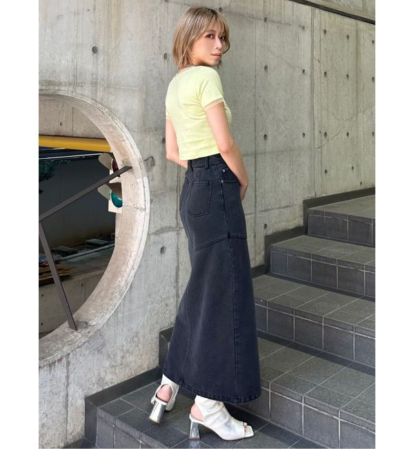 MURUA「チュールトリムコンパクトTシャツ」|Tシャツ・カットソー|