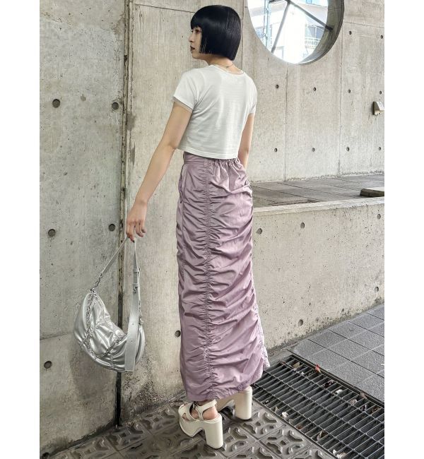 MURUA「チュールトリムコンパクトTシャツ」|Tシャツ・カットソー|