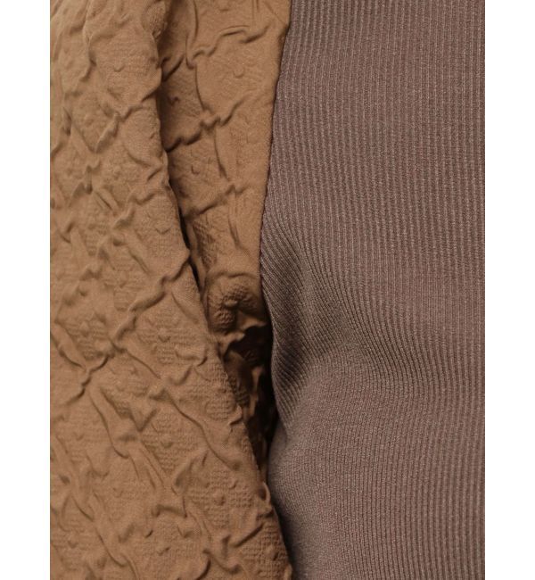 MURUA「テレコドッキングジャガードトップス」|Tシャツ・カットソー|