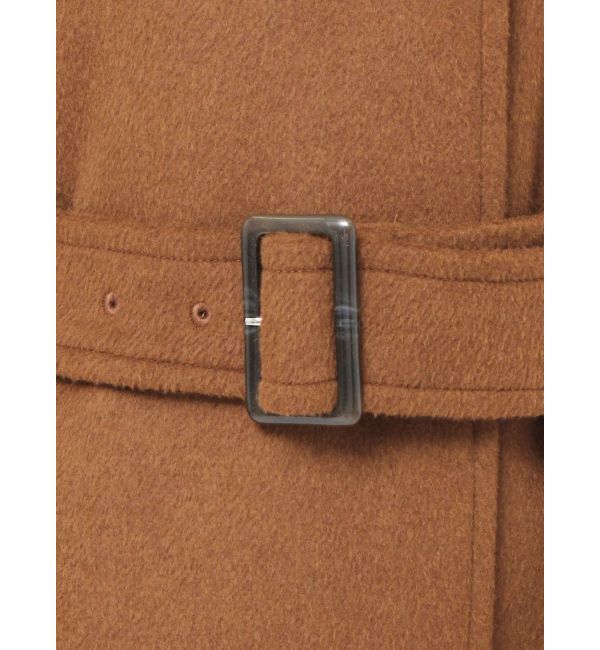 MURUA「スタンドネックダブルカラーコート」|ステンカラーコート|