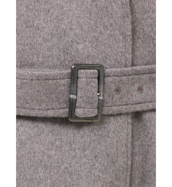 MURUA「スタンドネックダブルカラーコート」|ステンカラーコート|