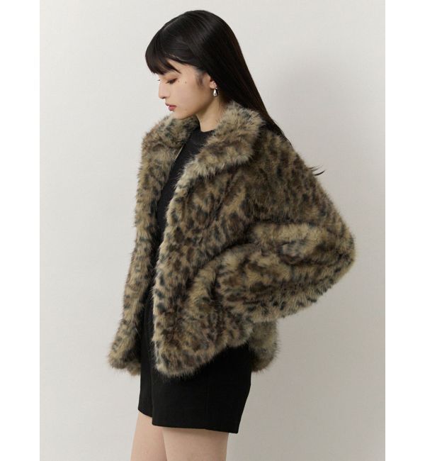 MURUA「レオパードフェイクファーコート」|その他|
