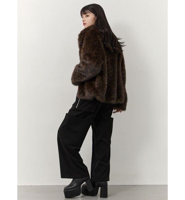 MURUA「レオパードフェイクファーコート」|その他|