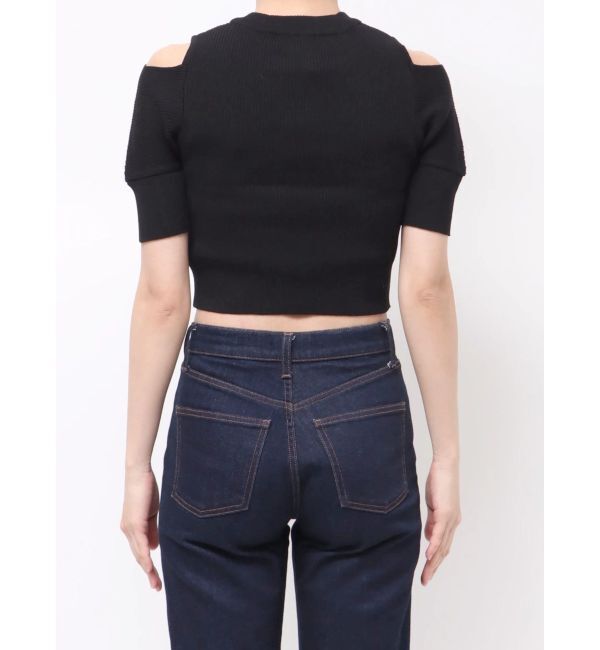 MURUA「ZIPカシュクールハーフニット」|ニット・セーター|