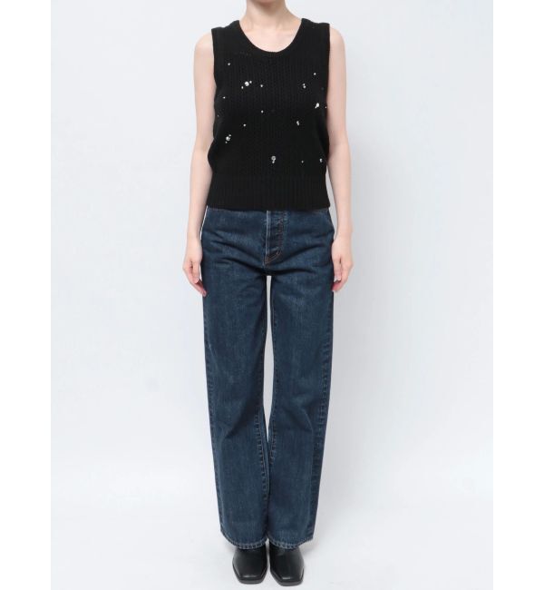 Ungrid「ビジューニットベスト」|ニット・セーター|