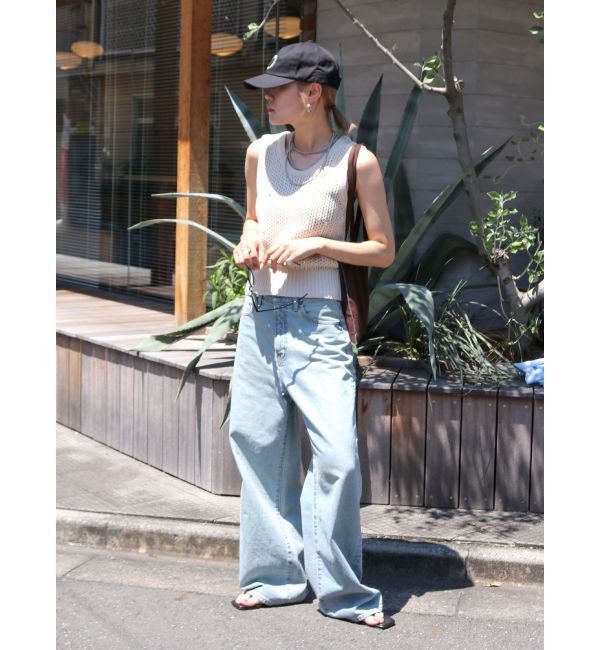 Ungrid「ビジューニットベスト」|ニット・セーター|