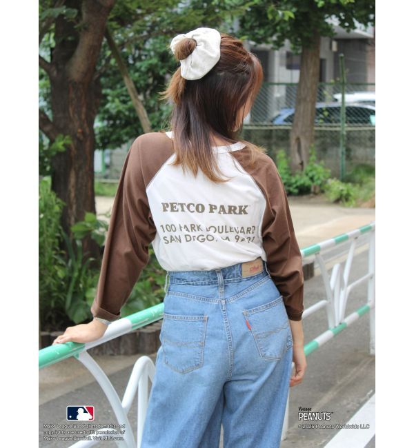 Ungrid「【MLB&times;PEANUTS】ラグランTee」|Tシャツ・カットソー|