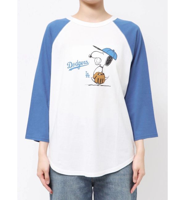 Ungrid「【MLB&times;PEANUTS】ラグランTee」|Tシャツ・カットソー|