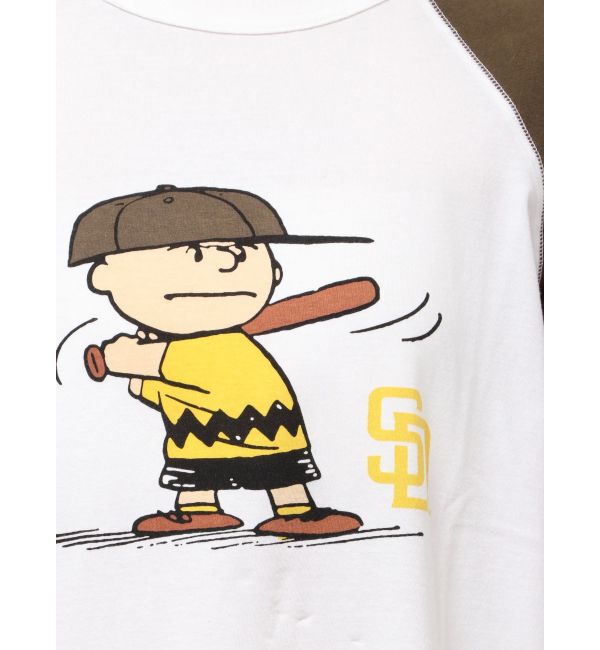 Ungrid「【MLB&times;PEANUTS】ラグランTee」|Tシャツ・カットソー|