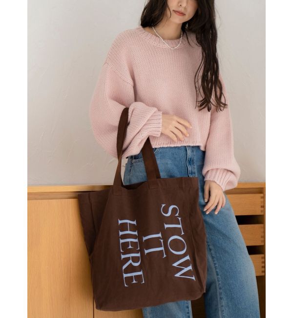 Ungrid「ビッグロゴトートバッグ」|トートバッグ|