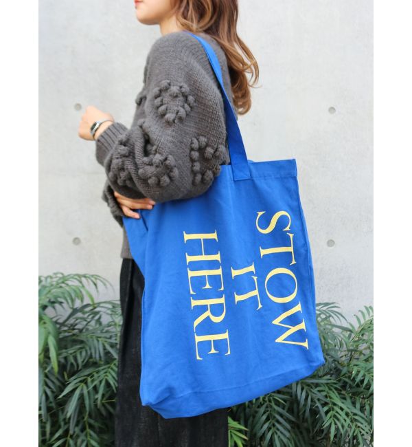 Ungrid「ビッグロゴトートバッグ」|トートバッグ|ブルー