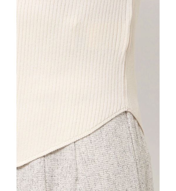 LAGUNAMOON「カラーネックラインニットプルオーバー」|ニット・セーター|