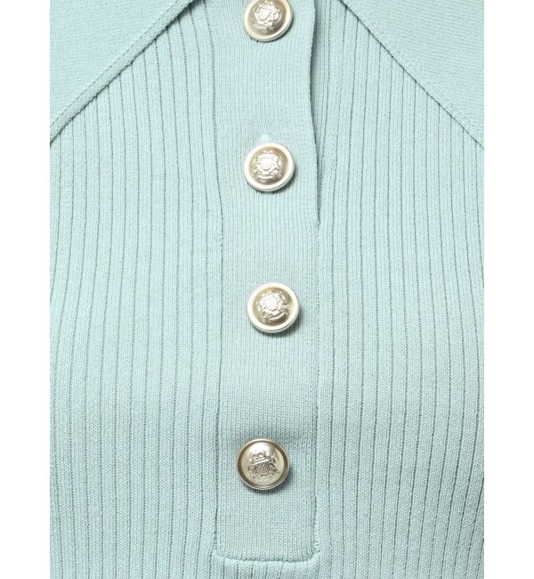 LAGUNAMOON「カラーネックラインニットプルオーバー」|ニット・セーター|