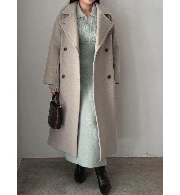 LAGUNAMOON「【REVIVAL】2WAYカラーロングコート」|ステンカラーコート|