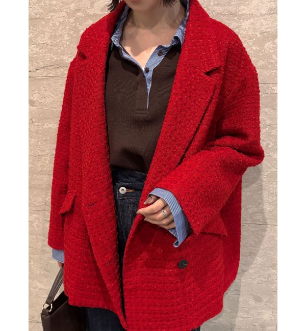 LAGUNAMOON「ツイードオーバージャケットコート」|その他|