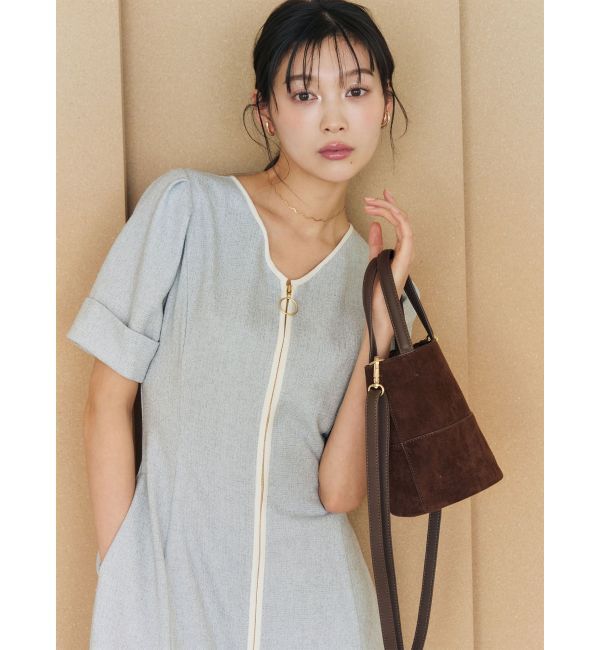 LAGUNAMOON「【VELETTO】フェイクスウェードバッグ」|ハンドバッグ|ブラウン