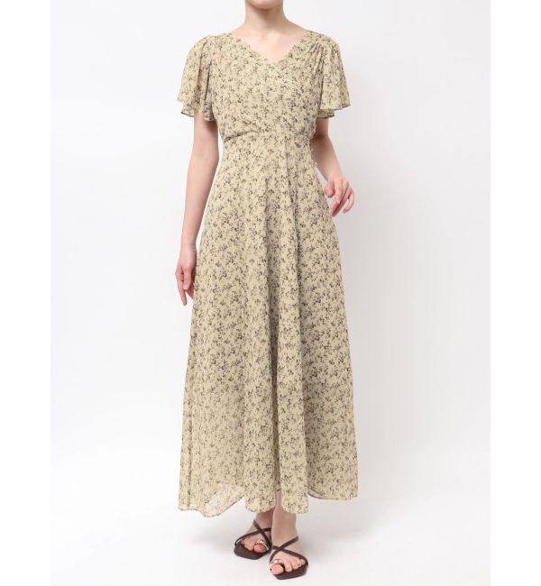 LAGUNAMOON「フロラルカシュクールワンピース」|ワンピース|