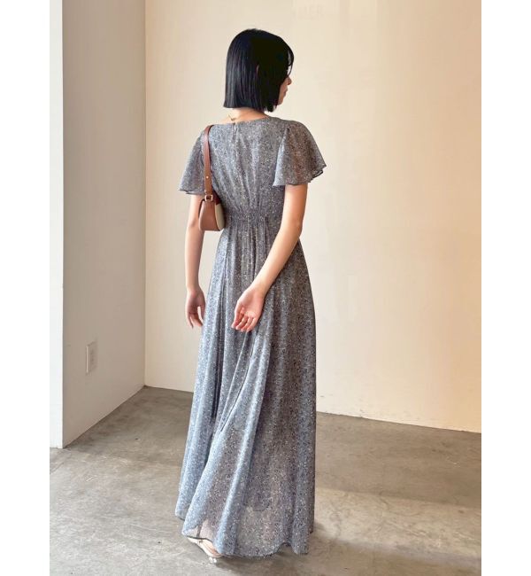 LAGUNAMOON「フロラルカシュクールワンピース」|ワンピース|