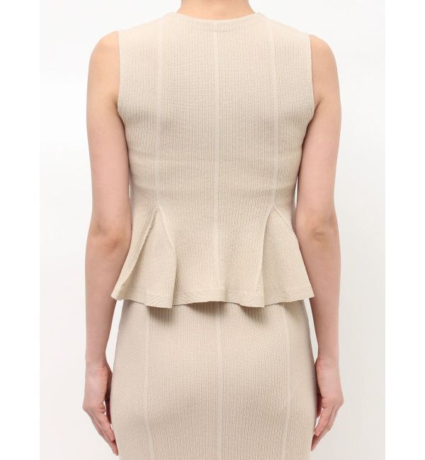 LAGUNAMOON「ペプラムノースリニットトップス」|ニット・セーター|