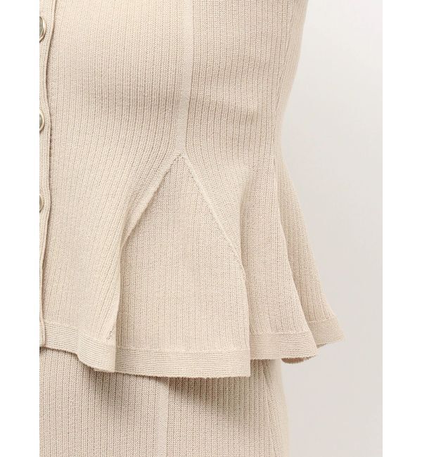 LAGUNAMOON「ペプラムノースリニットトップス」|ニット・セーター|