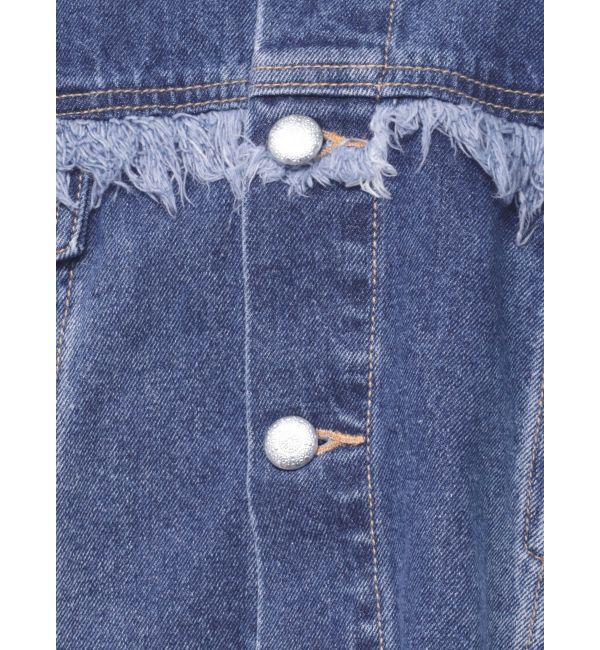 jouetie「ワイドクロップドフリンジGジャン【セットアップ対応】」|ブルゾン・スタジャン|