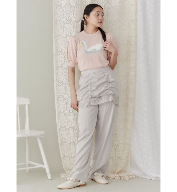 merry jenny「サテンレイヤードパンツ」|その他|
