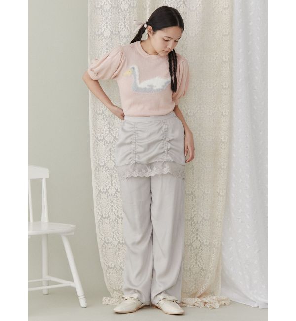 merry jenny「サテンレイヤードパンツ」|その他|